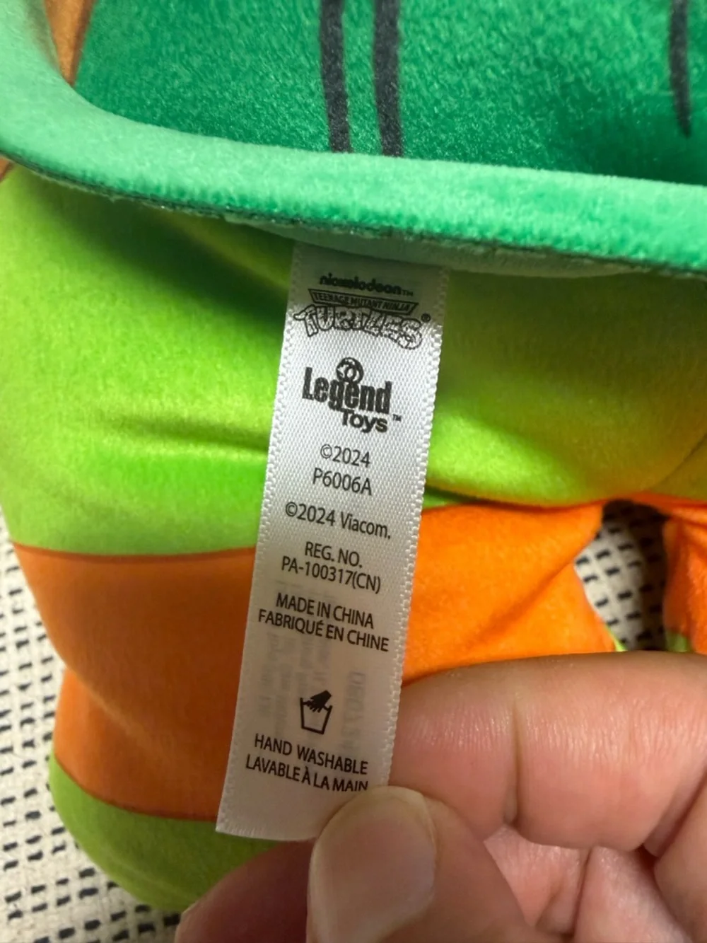 🔥🔥5/$25! Teenage Mutant Ninja Turtles Michelangelo Plush Large 20in